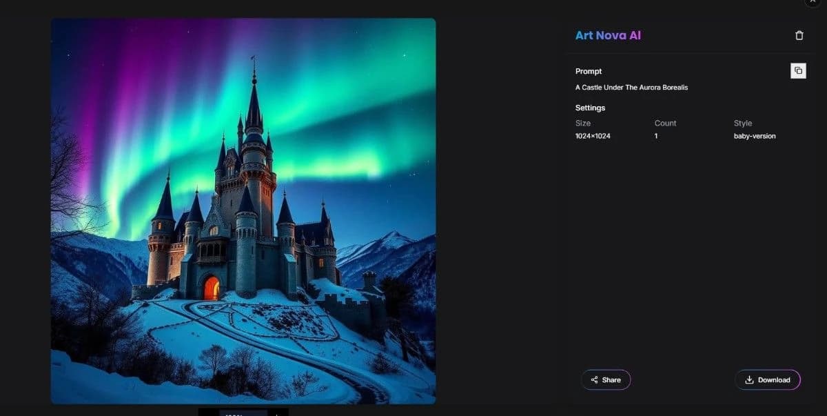 AI image generated and ready to download